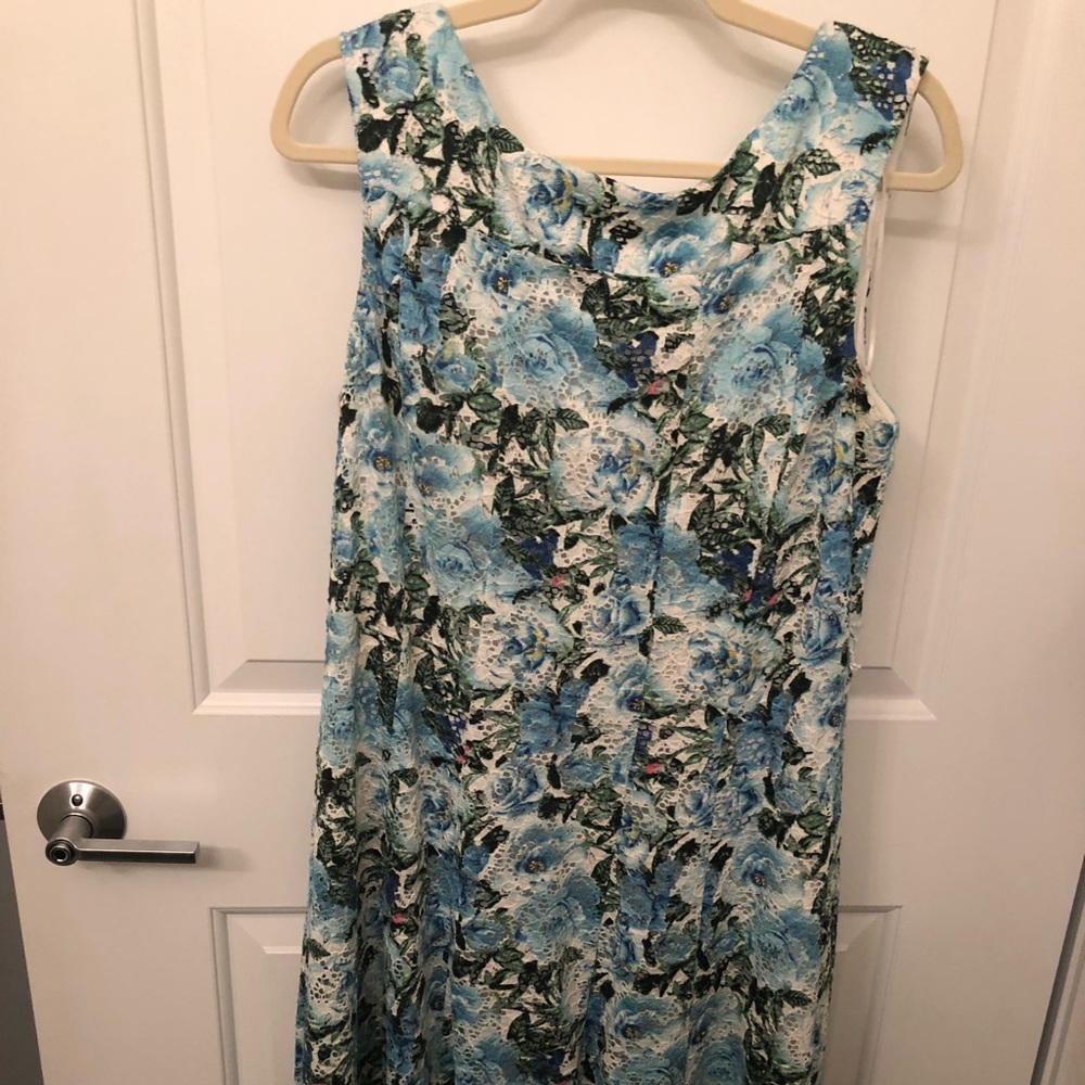Floral dress.